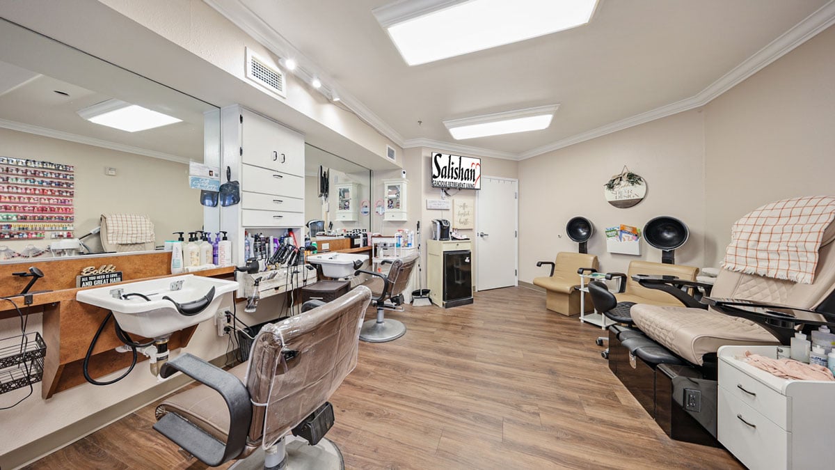 The beauty salon at Salishan